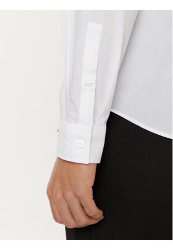 Versace Jeans Couture Koszula 78GALYS1 Biały Slim Fit. Kolor: biały. Materiał: bawełna