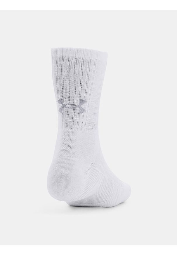 Skarpety Under Armour 3-Maker Mid Crew 3 pary. Kolor: biały. Sport: fitness