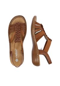 Rieker Sandały CEO-60809-24 Brązowy. Kolor: brązowy. Materiał: skóra #4