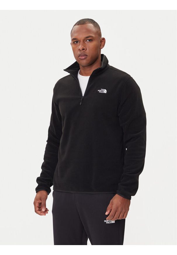 The North Face Polar Glacier NF0A8D0Q Czarny Regular Fit. Kolor: czarny. Materiał: syntetyk