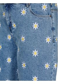 Zizzi Szorty jeansowe J10957B Niebieski Regular Fit. Kolor: niebieski. Materiał: jeans, bawełna