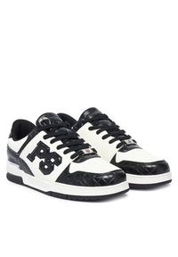 Plein Sport Sneakersy SAFS USC0934 SLE004N Biały. Kolor: biały. Materiał: skóra #6