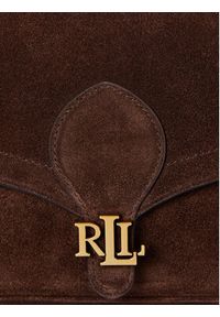 Lauren Ralph Lauren - LAUREN RALPH LAUREN Torebka 431974554002 Brązowy. Kolor: brązowy. Materiał: skórzane, zamszowe #5