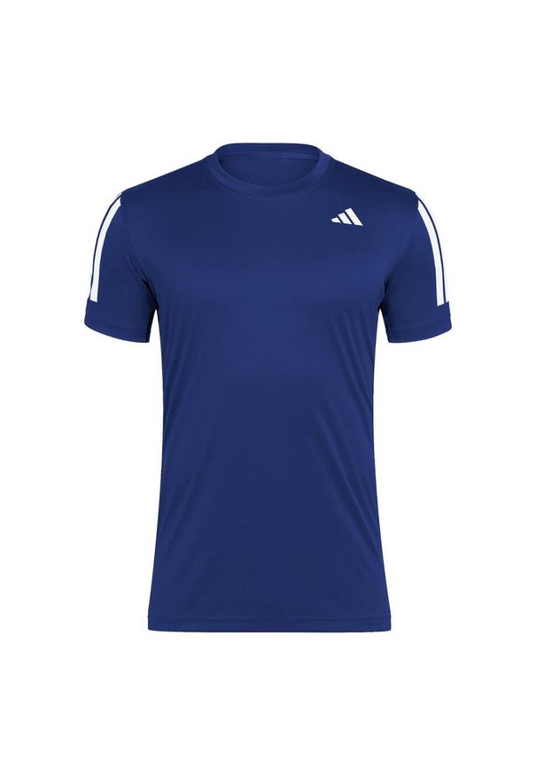 Adidas - Koszulka Club Tennis Climacool 3-Stripes. Kolor: niebieski. Technologia: ClimaCool (Adidas). Sport: tenis