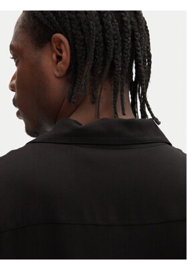 Just Cavalli Koszula 78OALY04 Czarny Regular Fit. Kolor: czarny. Materiał: wiskoza