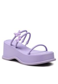 Jenny Fairy Klapki WS6083-04 Fioletowy. Kolor: fioletowy. Materiał: skóra #5