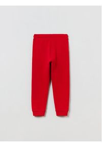 OVS Spodnie dresowe 1833896 Czerwony Regular Fit. Kolor: czerwony. Materiał: bawełna #3