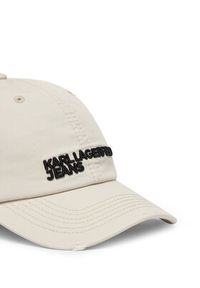 Karl Lagerfeld Jeans Czapka z daszkiem B2W33072 Kremowy. Kolor: kremowy. Materiał: bawełna #2