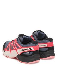 salomon - Salomon Buty do biegania Speedcross Waterproof L47856600 Szary. Kolor: szary. Materiał: materiał. Model: Salomon Speedcross #3