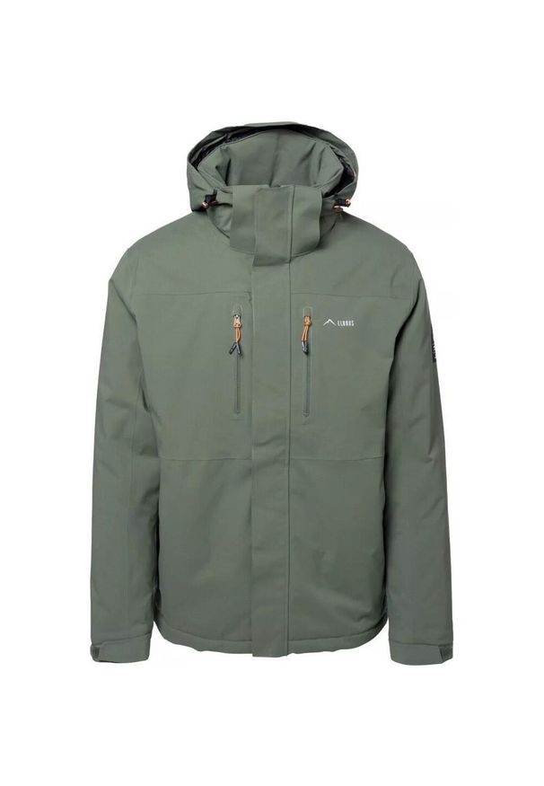 Elbrus - Męska Kurtka Ocieplana Dilox. Kolor: zielony. Sport: turystyka piesza