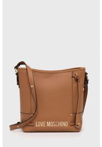 Love Moschino torebka kolor brązowy. Kolor: brązowy #1