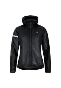 Lekka, wodoodporna kurtka damska z kapturem Craft Pro Hydro. Typ kołnierza: kaptur. Kolor: czarny. Materiał: softshell. Sport: outdoor #1