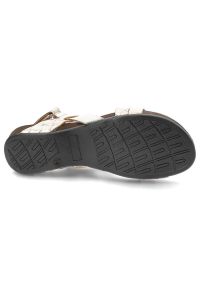 Złote Sandały Armodo Eleganckie Buty Damskie. Zapięcie: pasek. Kolor: złoty. Materiał: materiał. Sezon: lato. Styl: elegancki #4