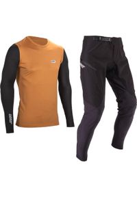 Komplet rowerowy (koszulka+spodnie) LEATT Ride Kit MTB 1.0. Kolor: czerwony, wielokolorowy, brązowy. Sport: kolarstwo