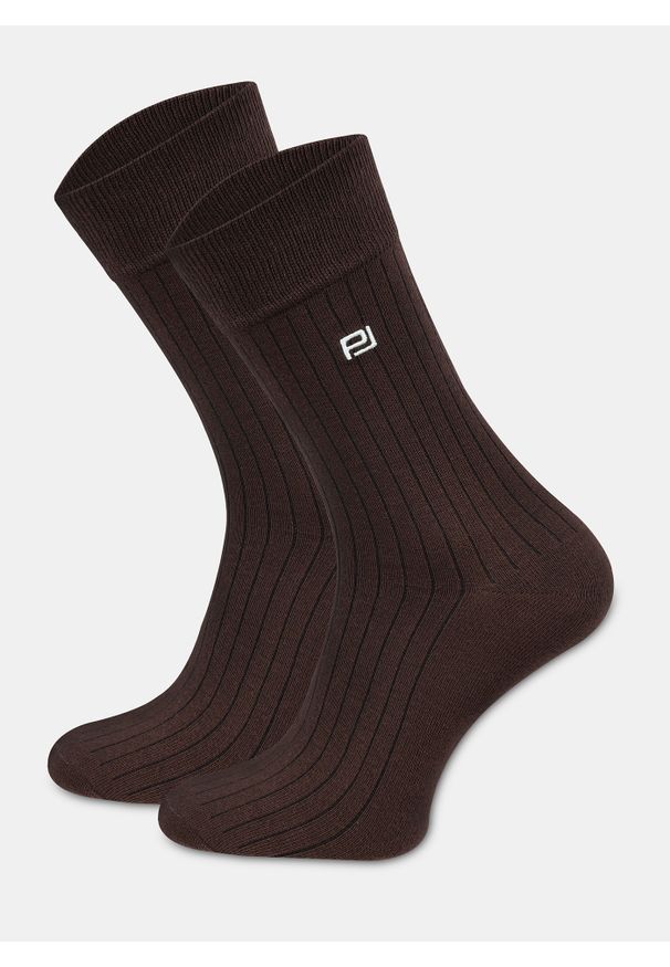 Pako Lorente - PAKO LORENTE - Zestaw skarpet męskich w prążek. Materiał: poliester, elastan, bawełna. Wzór: prążki