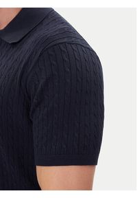 TOMMY HILFIGER - Tommy Hilfiger Polo MW0MW40701 Granatowy Regular Fit. Typ kołnierza: polo. Kolor: niebieski. Materiał: bawełna #3
