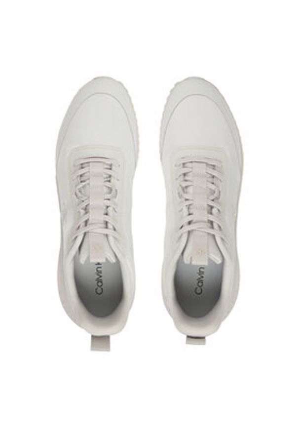 Calvin Klein Sneakersy Eva Runner Lace Up Mat Mix YM0YM01442 Szary. Kolor: szary. Materiał: materiał