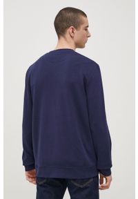 Wrangler bluza bawełniana męska kolor granatowy z nadrukiem. Okazja: na co dzień. Kolor: niebieski. Materiał: bawełna. Wzór: nadruk. Styl: casual #5