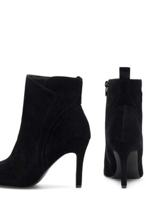 Sergio Bardi Botki WYL3161-7Z-SB Czarny. Kolor: czarny. Materiał: skóra, zamsz