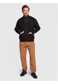 Redefined Rebel Spodnie materiałowe Malik 216210 Brązowy Regular Fit. Kolor: brązowy. Materiał: bawełna