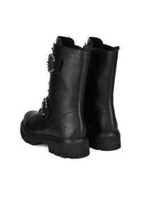 Remonte Trzewiki D1W70-00 Czarny. Kolor: czarny. Materiał: skóra #4