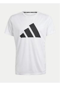 Adidas - adidas T-Shirt Run It IN0075 Biały Regular Fit. Kolor: biały. Materiał: syntetyk. Sport: bieganie #5