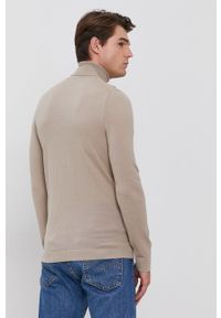 Drykorn Sweter wełniany męski kolor brązowy z golfem. Okazja: na co dzień. Typ kołnierza: golf. Kolor: brązowy. Materiał: wełna. Długość rękawa: długi rękaw. Długość: długie. Styl: casual #2