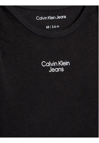 Calvin Klein Jeans Komplet 2 par body dziecięcych Stack Logo IN0IN00013 Kolorowy Regular Fit. Materiał: bawełna. Wzór: kolorowy #6