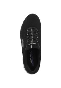 skechers - Buty do biegania damskie Skechers Sneaker Summits. Zapięcie: sznurówki. Kolor: czarny. Materiał: materiał, syntetyk, tkanina. Szerokość cholewki: normalna