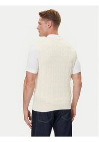 Polo Ralph Lauren Sweter 710979113003 Écru Regular Fit. Typ kołnierza: polo. Materiał: bawełna #6