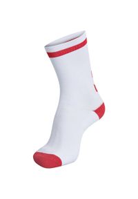 Skarpety sportowe dla dorosłych Hummel Elite Indoor Sock Low. Kolor: biały, czerwony, wielokolorowy