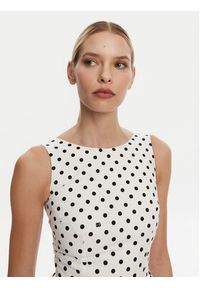 DOLCE & GABBANA - Dolce&Gabbana Sukienka codzienna F6JHVT HS5R7 Biały Regular Fit. Okazja: na co dzień. Kolor: biały. Materiał: bawełna. Typ sukienki: proste. Styl: casual #3