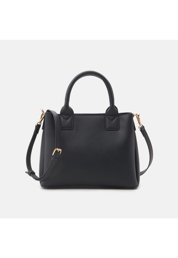 Sinsay - Torebka tote - Czarny. Kolor: czarny