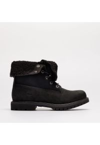 Timberland - TIMBERLAND Authentics Teddy Fleece W Botki damskie. Okazja: na spacer. Zapięcie: sznurówki. Kolor: czarny. Materiał: polar, guma, skóra. Szerokość cholewki: normalna. Sezon: zima. Styl: elegancki, klasyczny #1