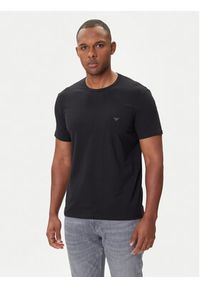 Emporio Armani Underwear Komplet 2 t-shirtów EM000391 AF14132 MC005 Czarny Regular Fit. Kolor: czarny. Materiał: bawełna