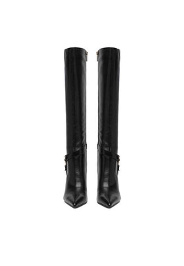 Eva Minge Kozaki EO-SURI-1278-508 Czarny. Kolor: czarny. Materiał: skóra