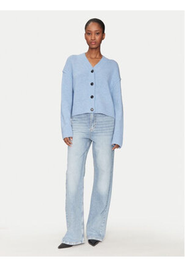Day Birger et Mikkelsen - DAY BIRGER ÉT MIKKELSEN Kardigan Jordane DAY65243701 Niebieski Oversize. Kolor: niebieski. Materiał: wełna