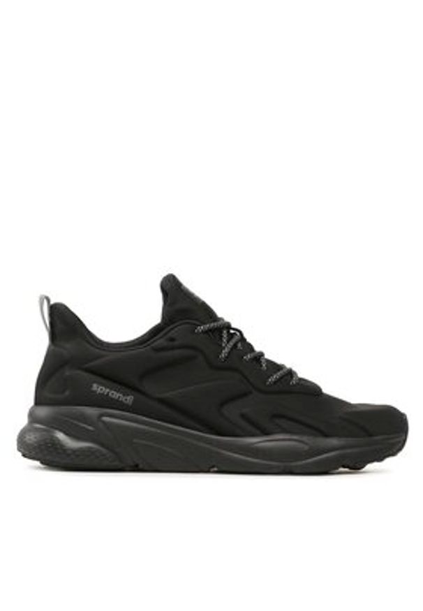 Sprandi Sneakersy MP-S21R284A-7 Czarny. Kolor: czarny. Materiał: materiał