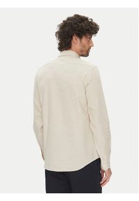 La Martina Koszula Alvin MAC006 TL141 Beżowy Regular Fit. Kolor: beżowy. Materiał: bawełna #2
