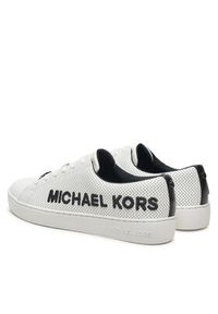MICHAEL Michael Kors Sneakersy Keaton Lace Up 43R5KEFS1L Biały. Kolor: biały. Materiał: skóra #4