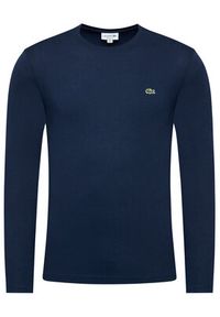 Lacoste Longsleeve TH2040 Granatowy Regular Fit. Kolor: niebieski. Materiał: bawełna. Długość rękawa: długi rękaw