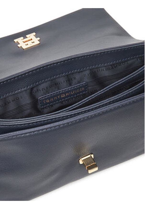 TOMMY HILFIGER - Tommy Hilfiger Torebka Th Modern Conv Crossover AW0AW17465 Granatowy. Kolor: niebieski. Materiał: skórzane