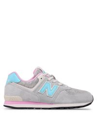 New Balance Sneakersy GC574NB1 Szary. Kolor: szary. Materiał: zamsz, skóra. Model: New Balance 574 #1