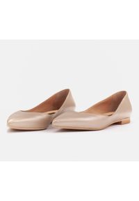 Marco Shoes Baleriny damskie z niskimi bokami złoty. Kolor: złoty #8