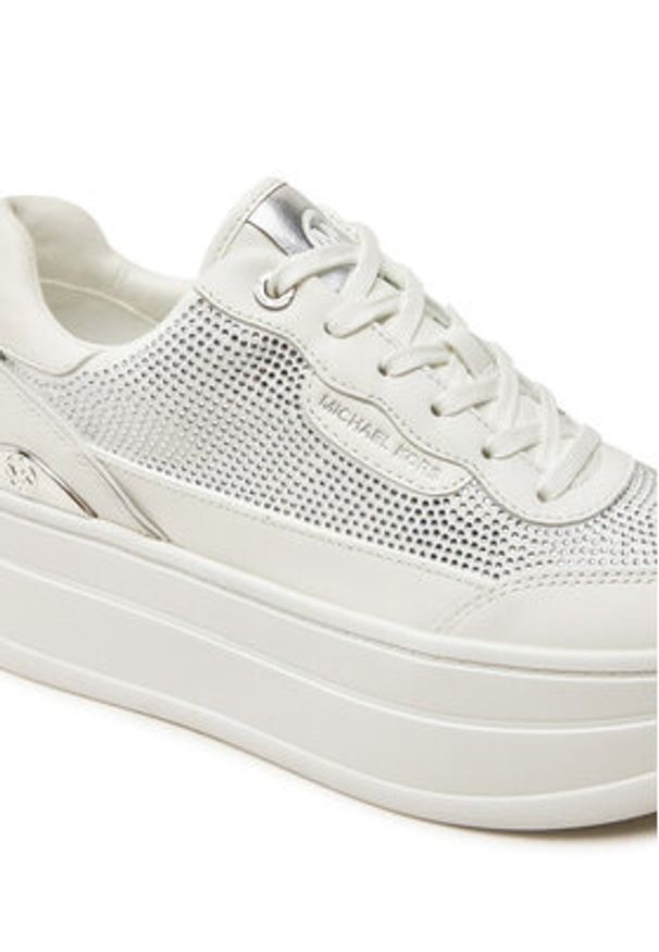 MICHAEL Michael Kors Sneakersy Hayes 43R4HYFS1D Biały. Kolor: biały. Materiał: skóra