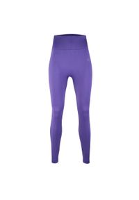 BESHAPED - Legginsy fitness damskie Beshaped Shape Up modelujące. Kolor: fioletowy. Materiał: nylon. Sport: fitness