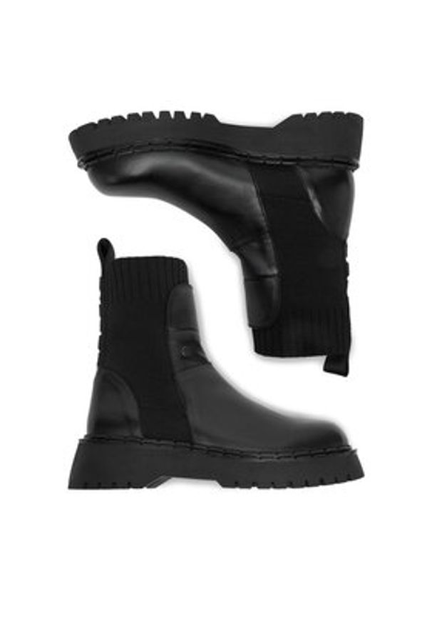 G-Star RAW - G-Star Raw Sztyblety EO-DEMET Czarny. Kolor: czarny. Materiał: skóra