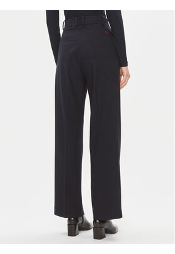 TOMMY HILFIGER - Tommy Hilfiger Spodnie materiałowe Core WW0WW39725 Granatowy Relaxed Fit. Kolor: niebieski. Materiał: wiskoza, syntetyk