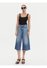 Pinko - PINKO Top 104736 A2FC Z99 Czarny Regular Fit. Kolor: czarny. Materiał: bawełna #4