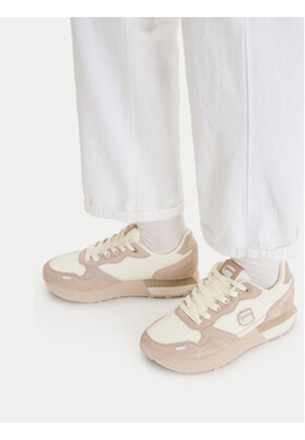 G-Star RAW - G-Star Raw Sneakersy CEO-YG240116-02L Beżowy. Kolor: beżowy. Materiał: skóra, zamsz